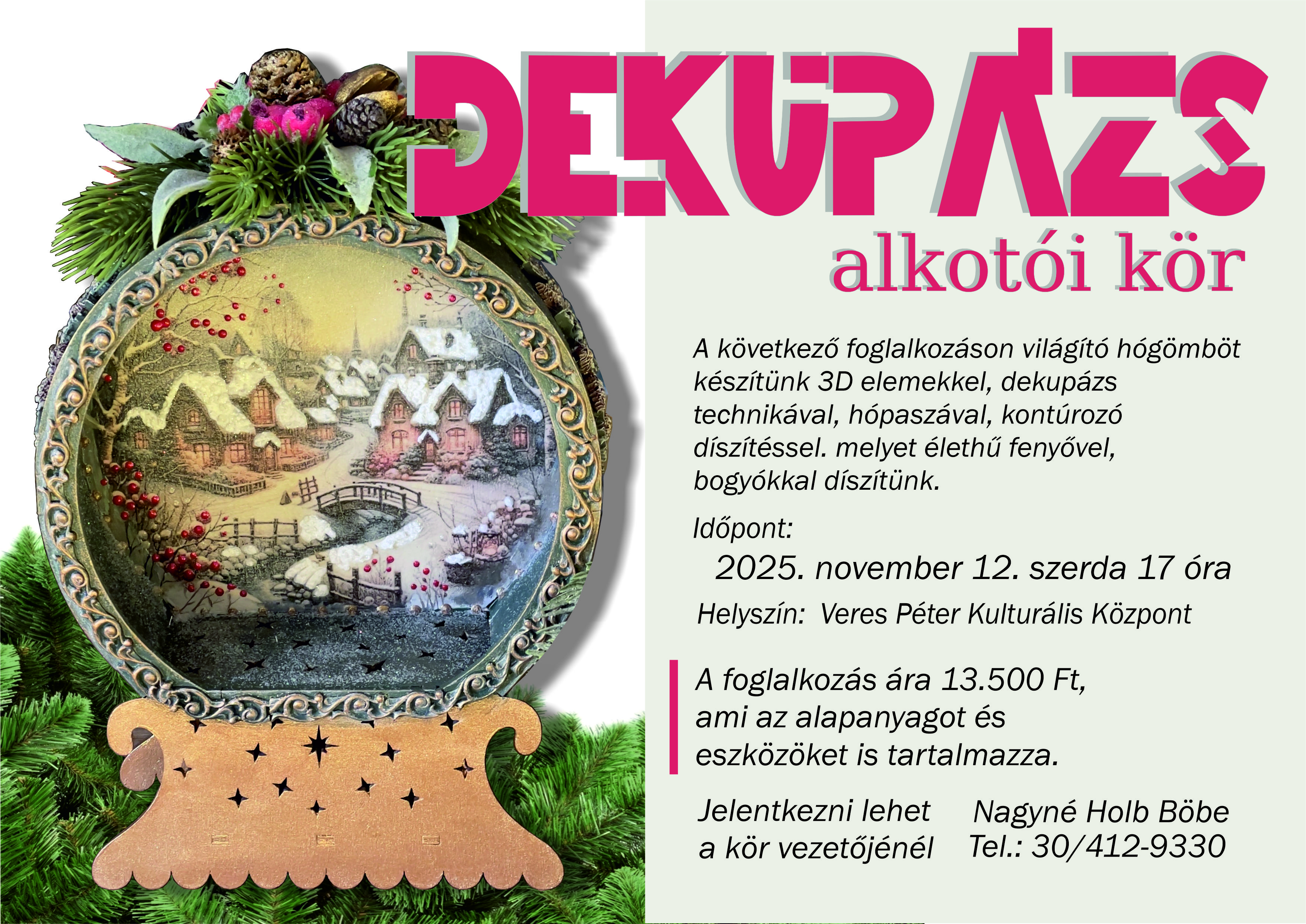 Dekupázs alkotói kör