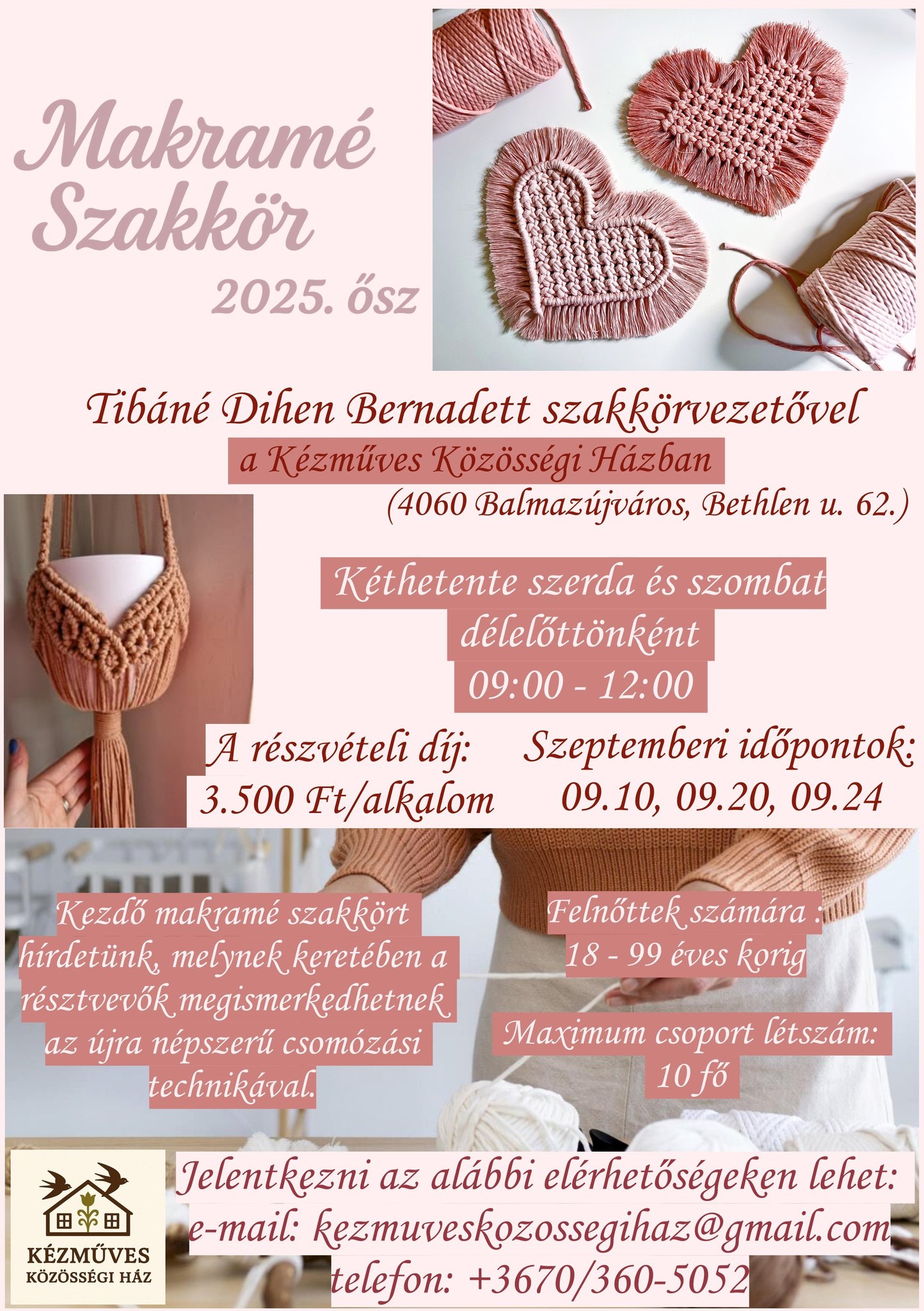 Élményfestés szakkörsorozat